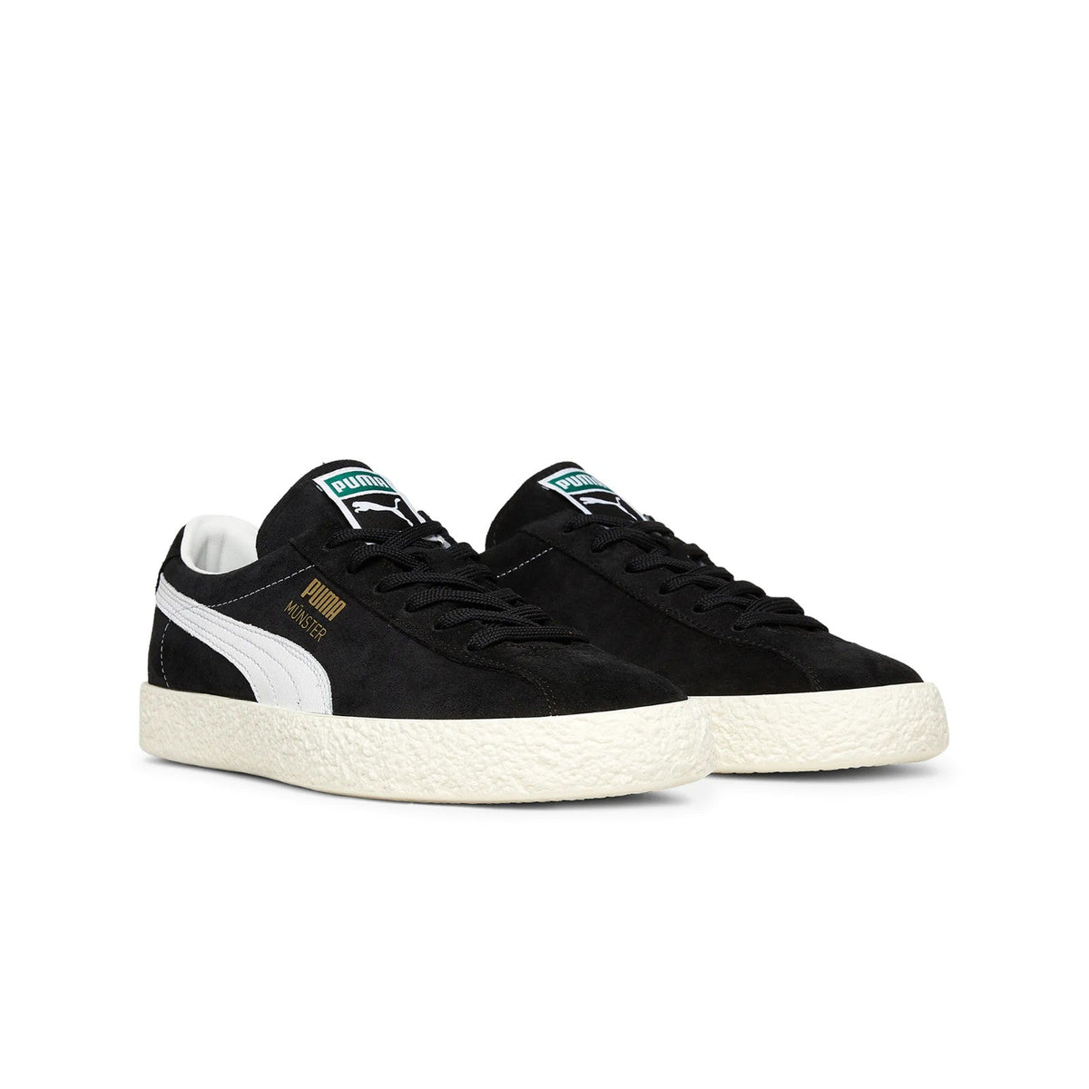 Puma Muenster Classic Noir Blanc