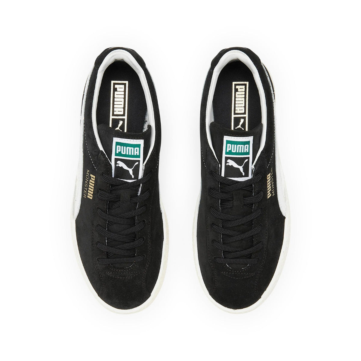 Puma Muenster Classic Noir Blanc